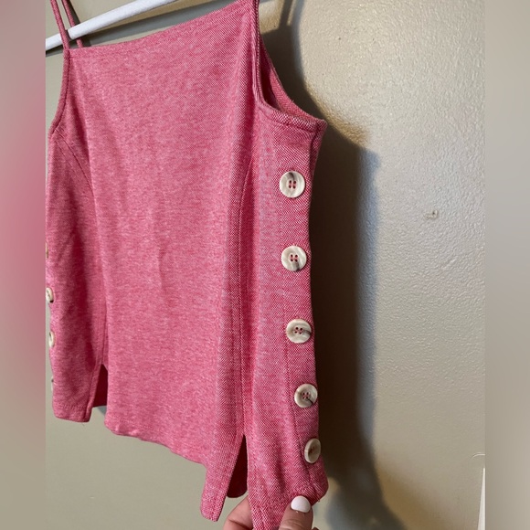 Anthropologie Meadow Rue Square Neck Cropped Tank - Picture 3 of 8